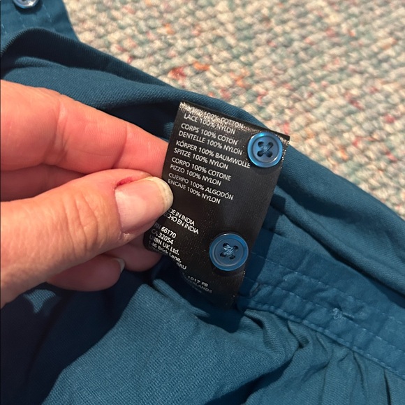 NWT Anthropologie One-Shoulder Puff Sleeve Top XL cotton - Picture 7 of 13